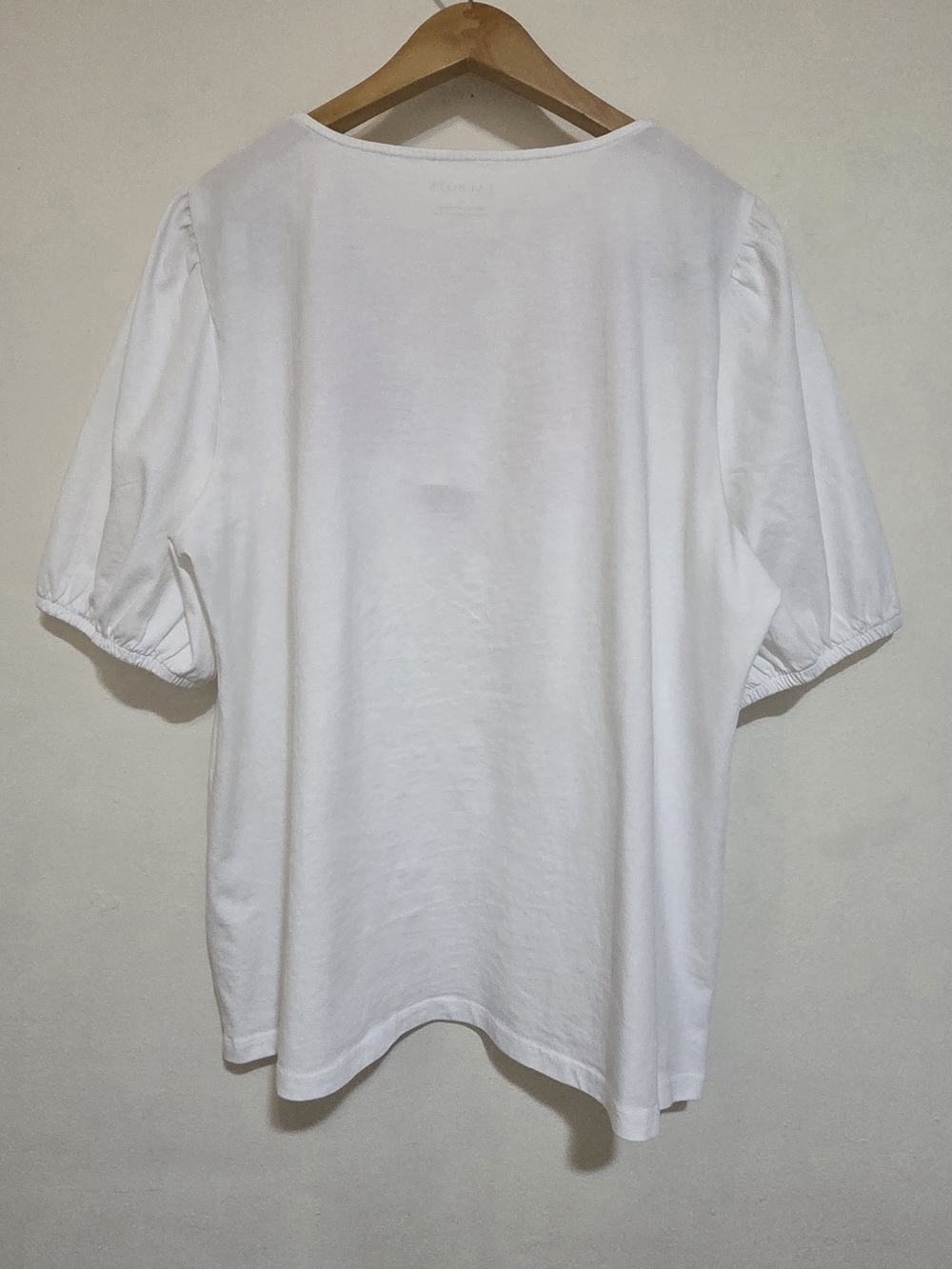 Talbots Embroidered Split Neck Top - Picture 6 of 11